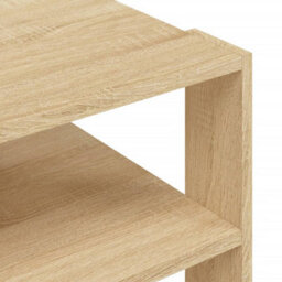 Berkfield Coffee Table Sonoma Oak 59.5X59.5X40 Cm Engineered Wood - thumbnail 7