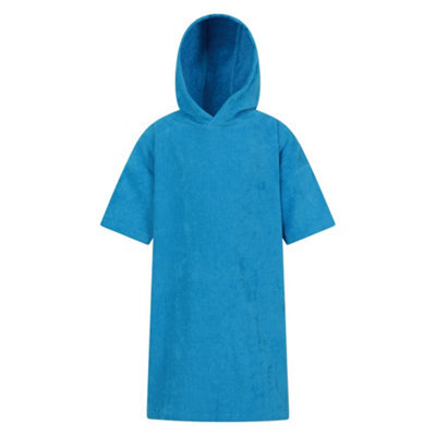 Mountain Warehouse Childrens/kids Driftwood Hooded Towel Blue (M) - image 1