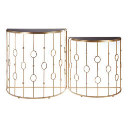 Orsina Sleek And Sturdy Art Deco Console Tables, Durable Hallway Table, Easily Maintained Modern Console Table - thumbnail 1