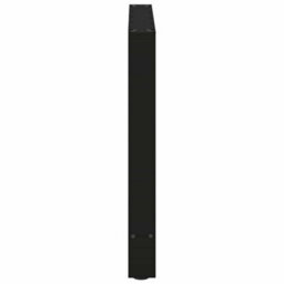 Berkfield Modern Dining Table Legs Black 2 Pcs 70X(72-73) Cm Steel - thumbnail 6
