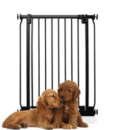 Bettacare Extra Tall Elite Dog Gate, 71Cm - 80Cm, Matt Black, Extra Tall 96.8Cm In Height, Pressure Fit Pet Gate - thumbnail 1