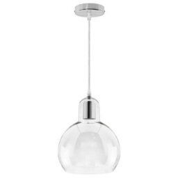 Long Life Lamps Company Modern Mini Globe Clear Glass Pendant Light M0185 - thumbnail 4