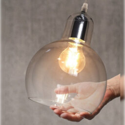 Long Life Lamps Company Modern Mini Globe Clear Glass Pendant Light M0185 - thumbnail 6