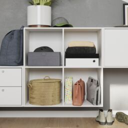 GoodHome Konnect White 4 Shelf Cube Bookcase, (H)696mm (W)696mm - thumbnail 4