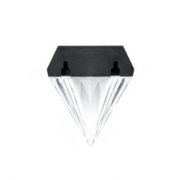Gardenwize Pack Of 4 Solar Diamond Fence Lights  Warm White - thumbnail 3