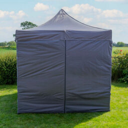 Jack Stonehouse Pop Up 2.5X2.5 Gazebo With Sides Dark Grey - thumbnail 3