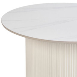 Beliani Coffee Table Leona Ceramic Light Beige - thumbnail 4