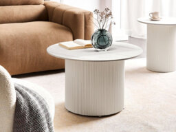 Beliani Coffee Table Leona Ceramic Light Beige - thumbnail 2