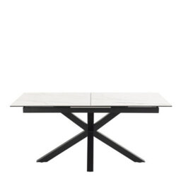 Furniture To Go Heaven Extendable Dining Table With Ceramic White Top (L) 210Cm Seats Up To 6 - thumbnail 2