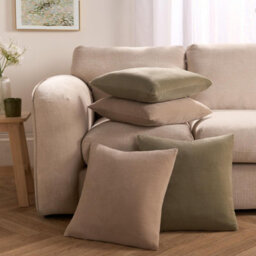 OHS 4 Pack Matte Velvet Cushion Covers, Natural - 45 X 45Cm - thumbnail 7