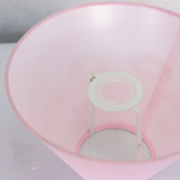 Luxury Coolie Lamp Shade Cotton Ceiling Hanging Pendant Light - Baby Pink - thumbnail 2