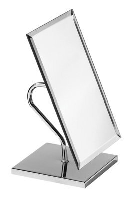 Orsina Free Standing Rectangular Table Mirror, Stable Dressing Mirror, Light Weight Dressing Table With Base - image 1