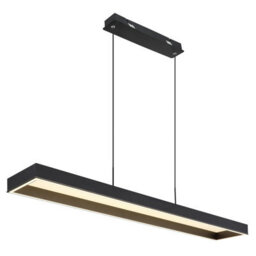 Luminosa Lighting Luminosa Sola Bar Pendant Ceiling Light Matt Black Led Dimmable 2700-6500K Remote Control Timer - thumbnail 1
