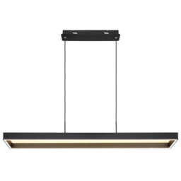 Luminosa Lighting Luminosa Sola Bar Pendant Ceiling Light Matt Black Led Dimmable 2700-6500K Remote Control Timer - thumbnail 3