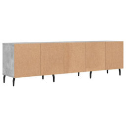 Berkfield Tv Cabinet Concrete Grey 150X30X44.5 Cm Engineered Wood - thumbnail 8
