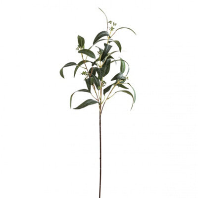 Hill Interiors Seeded Eucalyptus Artificial Plant Green (86Cm X 10Cm X 10Cm)