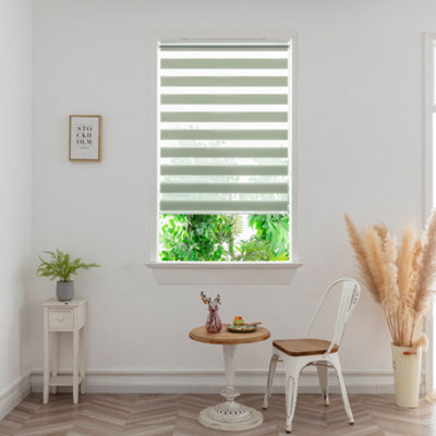 GoodHome Elin Corded Celadon Green Day & Night Roller Blind (W)90Cm (L)180Cm - image 1