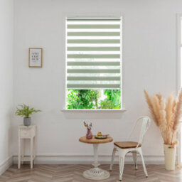 GoodHome Elin Corded Celadon Green Day & Night Roller Blind (W)90Cm (L)180Cm