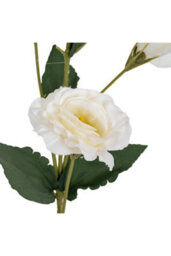 White Lisianthus Spray - Realistic Artificial Flower For Bouquets - thumbnail 3