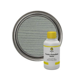 Mipa Paints - Rosner Positive Wood Effect Stain - 1 Litre In Steel Finish For Coniferous Wood