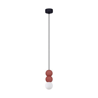 Luminosa Lighting Luminosa Zero Ii Slim Pendant Ceiling Light Red Led G9 1X5W - image 1