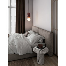 Luminosa Lighting Luminosa Zero Ii Slim Pendant Ceiling Light Red Led G9 1X5W - thumbnail 2