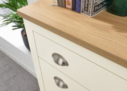 Gfw Lancaster 2 Door 1 Drawer Shoe Cabinet Cream - thumbnail 4