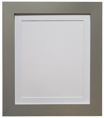 Frames By Post Metro Dark Grey Frame With White Mount A2 Image Size A3 - image 1