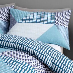 Catherine Lansfield Bedding Larsson Geo Duvet Cover Set With Pillowcase Teal - thumbnail 2
