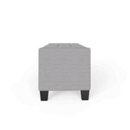 Gfw Verona Fabric Storage Ottoman Bench Grey - thumbnail 9