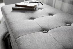 Gfw Verona Fabric Storage Ottoman Bench Grey - thumbnail 2