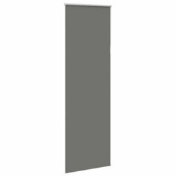 Berkfield Durable Roller Blind Blackout Grey 85X210 Cm Fabric Width 80.7 Cm Polyester - thumbnail 3