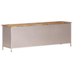Berkfield Tv Cabinet 120X30X40 Cm Rough Mango Wood - thumbnail 4