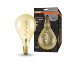 Osram Vintage 1906 Led Edison Filament Lamp Bulb 55W Warm White Dimmable 4 Pack - thumbnail 5