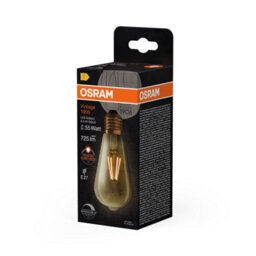 Osram Vintage 1906 Led Edison Filament Lamp Bulb 55W Warm White Dimmable 4 Pack - thumbnail 3