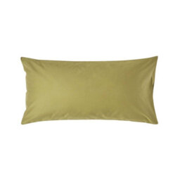 Homescapes Olive Green Cotton Housewife Pillowcase 1000 Tc, King Size