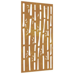 Walplus Garden Wall Decoration 105X55 Cm Corten Steel Bamboo Design - thumbnail 2