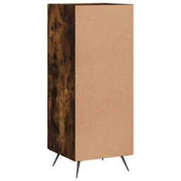 Berkfield Sideboard Smoked Oak 34.5X34X90 Cm Engineered Wood - thumbnail 8