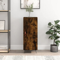 Berkfield Sideboard Smoked Oak 34.5X34X90 Cm Engineered Wood - thumbnail 1