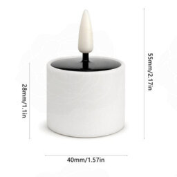 Amorly 6Pack Solar Tea Lights,outdoor Waterproof Flameless Tealight Candles, Dusk To Dawn Auto Lighting For Lanterns,deck & Garden Decor - thumbnail 6