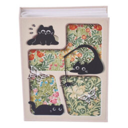 Living And Home 200 Pocket Photo Album Cute Cat Floral Cover Pp Pocket Family Memory Storage Book - thumbnail 4