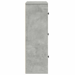 Berkfield Bookcase Concrete Grey 60X24X76.5 Cm Engineered Wood - thumbnail 6