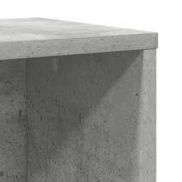 Berkfield Bookcase Concrete Grey 60X24X76.5 Cm Engineered Wood - thumbnail 9