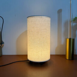Amorly Small Bedside Table Lamps,beige Linen Shade Plug In Nightstand Lamp,led Bulb Included,decorative Desk Lamp For Bedroom Living Room - thumbnail 2