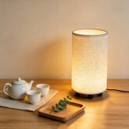 Amorly Small Bedside Table Lamps,beige Linen Shade Plug In Nightstand Lamp,led Bulb Included,decorative Desk Lamp For Bedroom Living Room - thumbnail 5