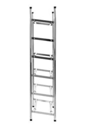 Orsina Sturdy 6-Tier Shoe Organizer Rack, Chrome Finish Adjustable Shoe Stand, Stacking Shoe Storage For 36 Pairs - thumbnail 4