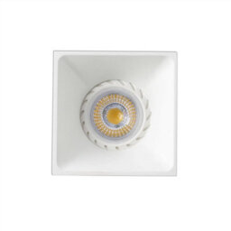 Luminosa Lighting Luminosa Ne 1 Light Square Recessed Spotlight White, Gu10 - thumbnail 2