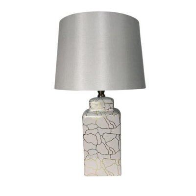 Minster 59 X 36 Cm Lamp And Shade - Ceramic - L30 X W36 X H59 Cm - image 1