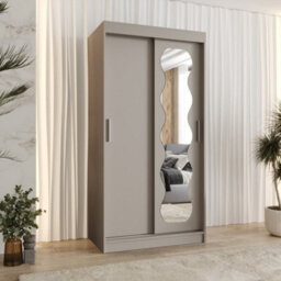 Arte Chic Cashmere Spoti Sliding Door Wardrobe 1000mm X 2000mm X 620mm - Refined Storage Solution - thumbnail 1