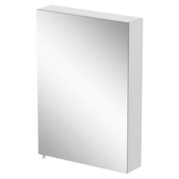 Affine Bathroom Single Door Mirror Stainless Steel Sleek Modern Cabinet 500 X 700mm - thumbnail 6